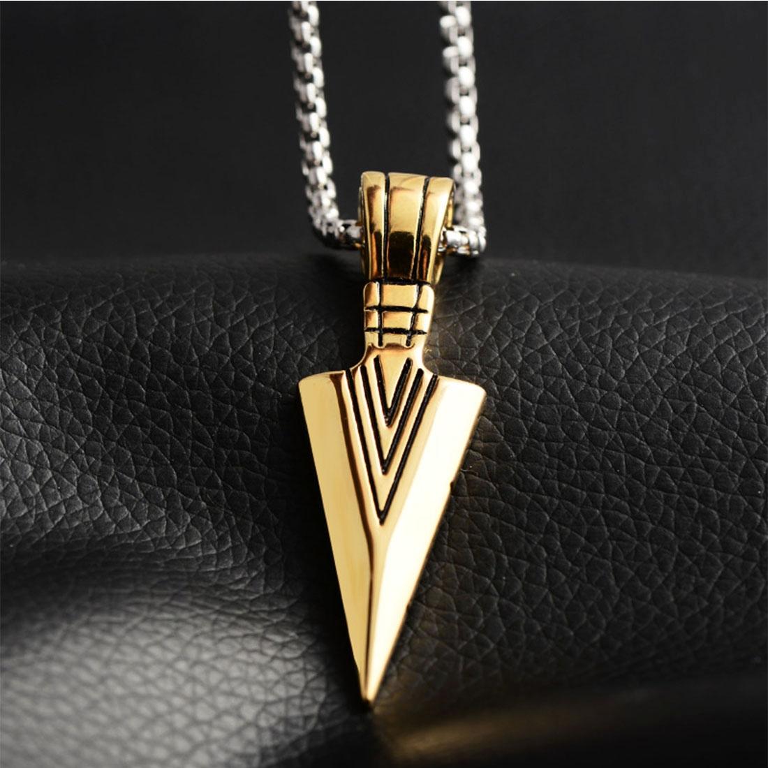 Fashion Men Jewelry Personality Transformers Sword Stained with Royal Blood Exquisite Titanium Steel Lightning Necklace
