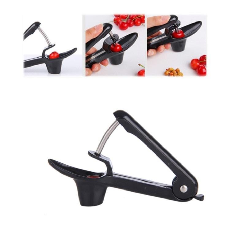 Red Date Cherries Stainless Steel Corer Remover, Random Color Delivery