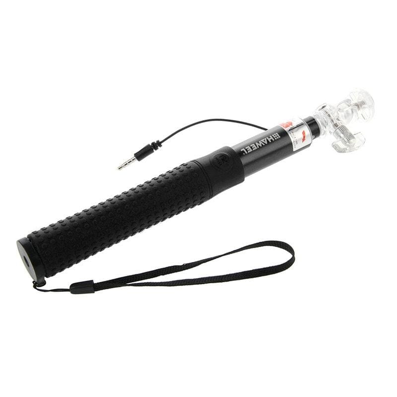 HAWEEL Wire Control Extendable Handheld Selfie Monopod with Tripod Holder & Clamp Mount for iPhone 6 & 6 Plus / Samsung / HTC, Max Length: 81cm (Black)