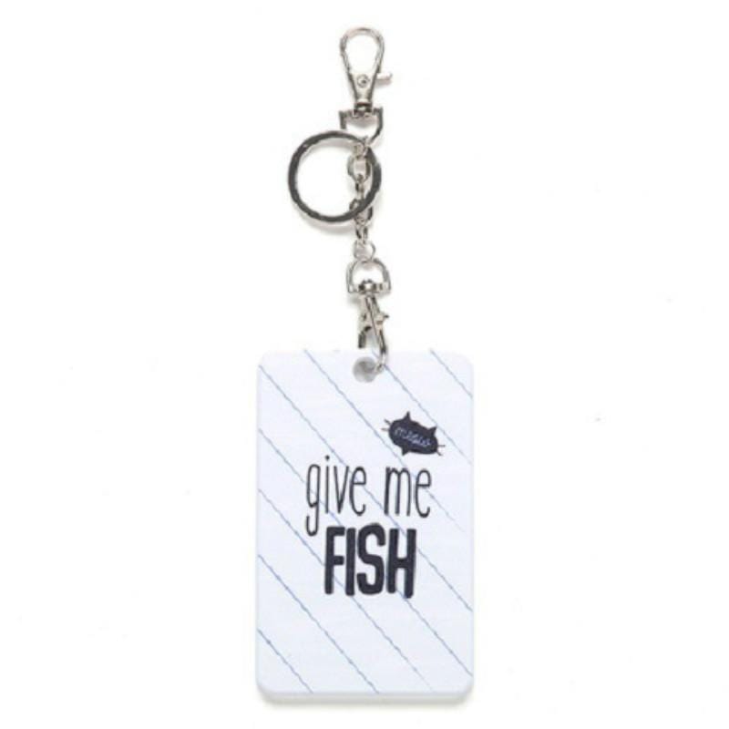 2 PCS Cute Cartoon Document Set Key Chain Bus Meal Card Protective Cover ID Card Set (Cat C)