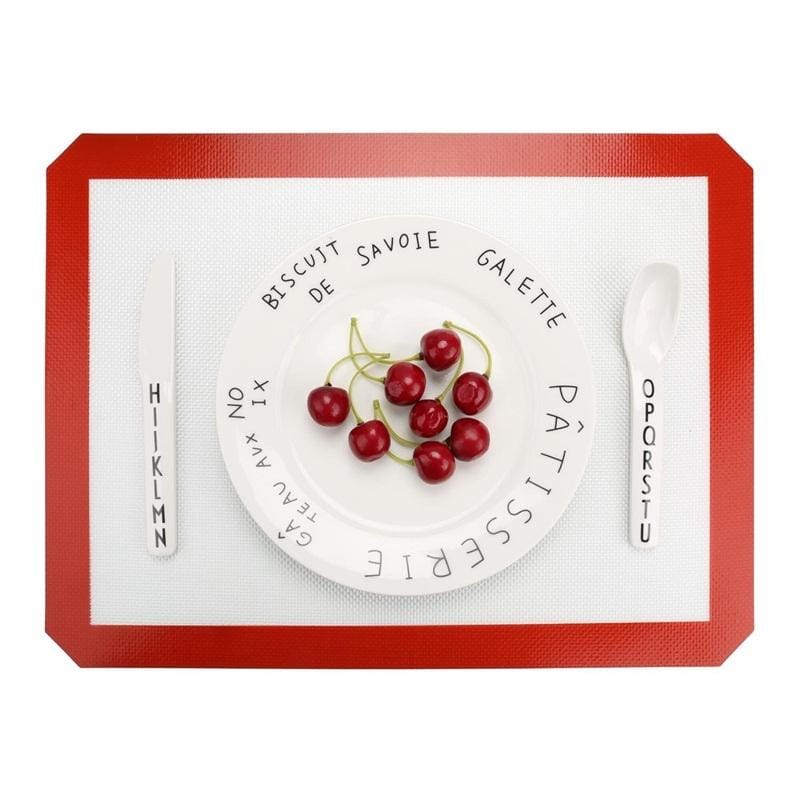 Platinum Glass Fiber Silicone Pastry Cake Cookie Baking Mat Pad Sheet Kneading Mat, Size:40x30cm