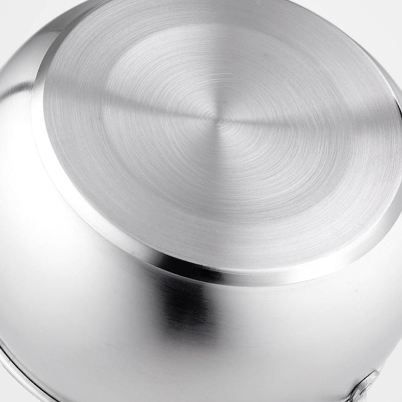 Si Gang 24CM Stainless Steel Drum-shaped Large-capacity Extra Thick Soup Pot, Size:24 CM