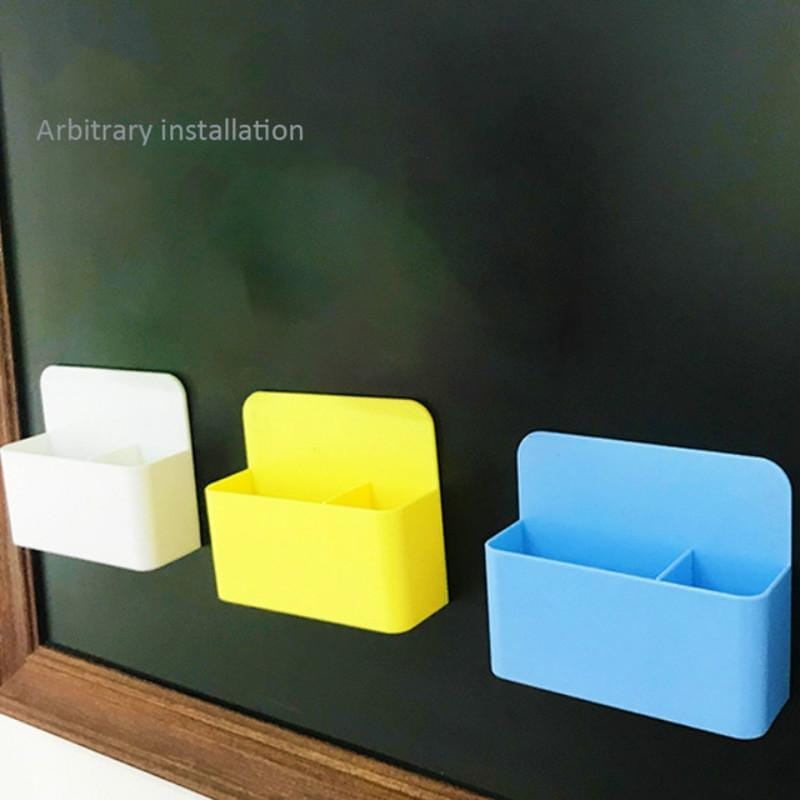 Magnetic Mounting Bracket Moved Flexibly Without Nail Storage Box (Milky)