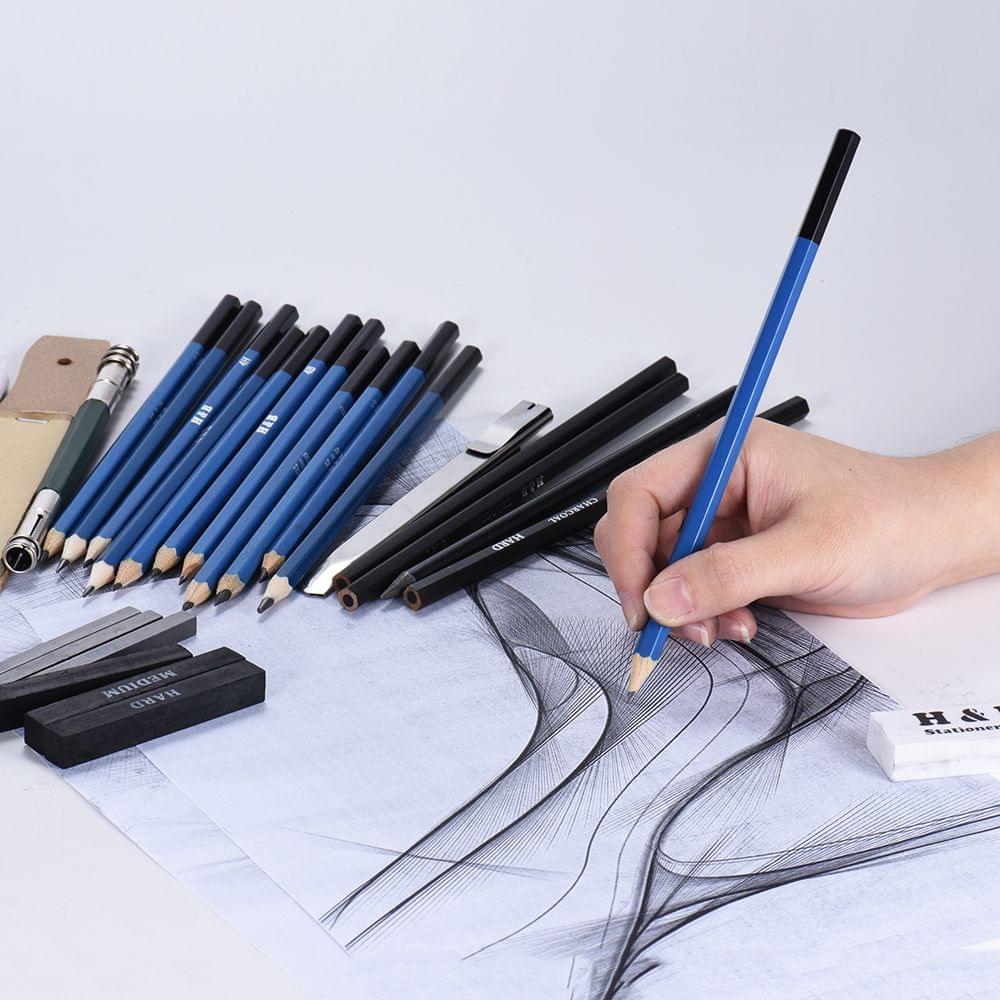 32pcs/Set Professional Drawing Sketch Pencil Kit Including