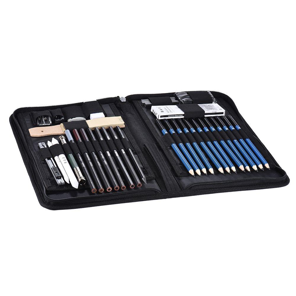 40pcs/ Set Professional Sketching Drawing Pencils Kit - 1