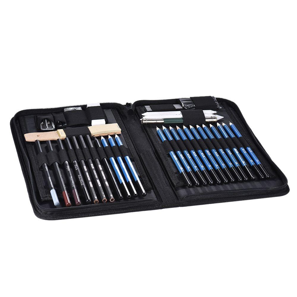 40pcs/ Set Professional Sketching Drawing Pencils Kit - 2