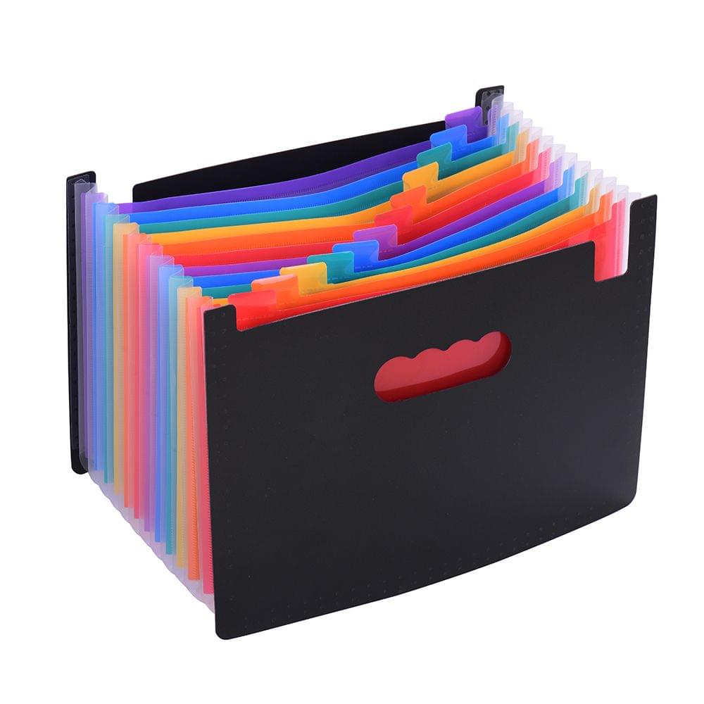 12 Pockets File Folder Organizer Expanding File Folder - 12 Pockets