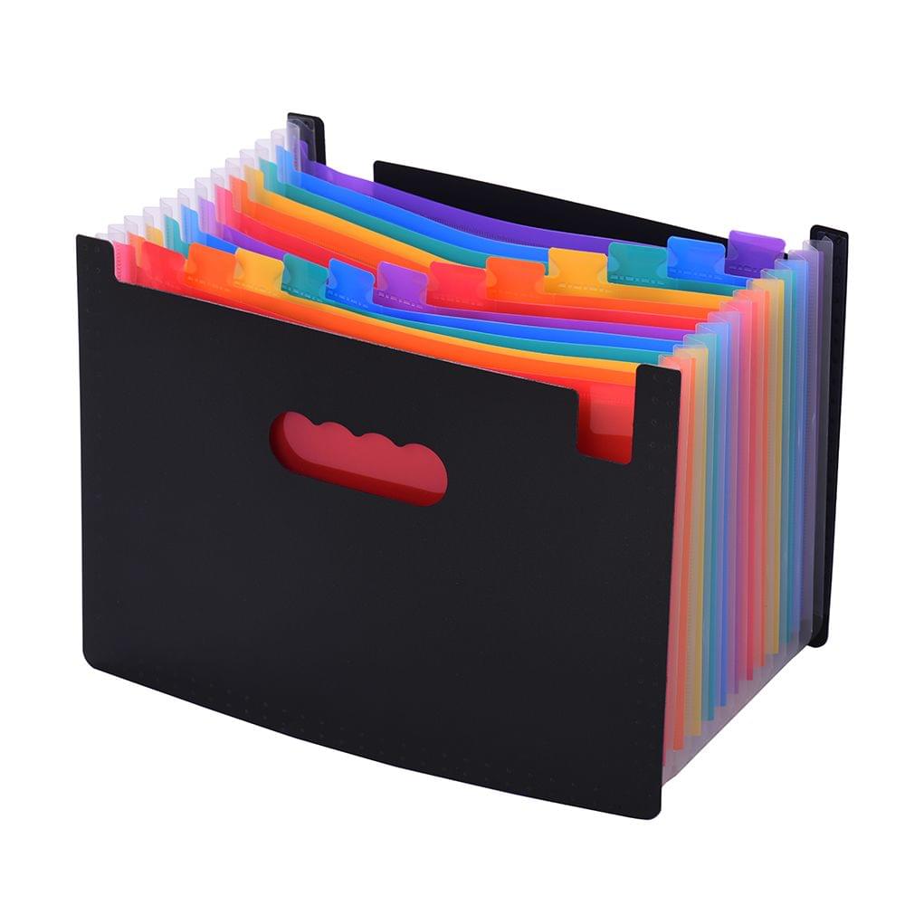 12 Pockets File Folder Organizer Expanding File Folder - 12 Pockets