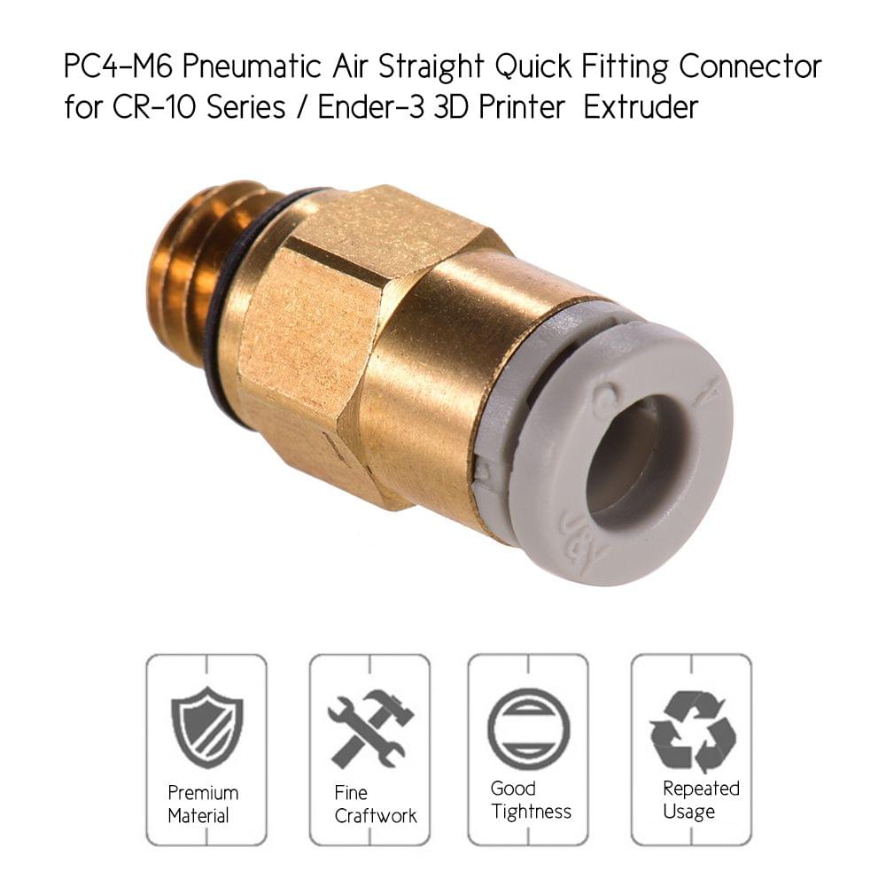 Creality 3D PC4-M6 Pneumatic Air Straight Quick Fitting