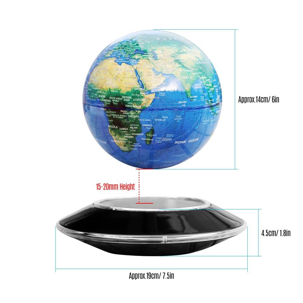 Magnetic Levitation Floating Globe 6 Inch Anti-Gravity - AU Plug