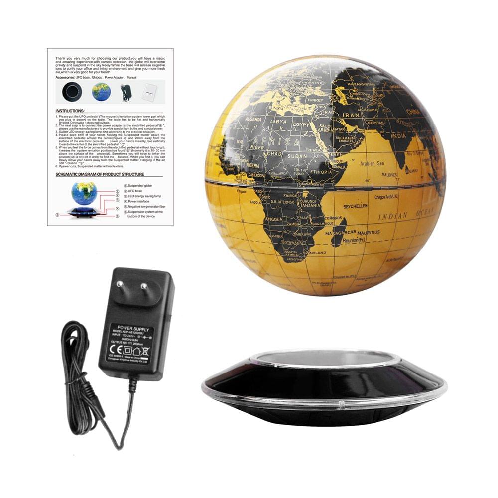 Magnetic Levitation Floating Globe 8 Inch Anti-Gravity - EU Plug