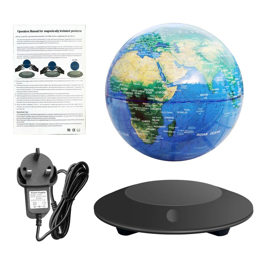 Magnetic Levitation Floating Globe 6 Inch Anti-Gravity - UK Plug