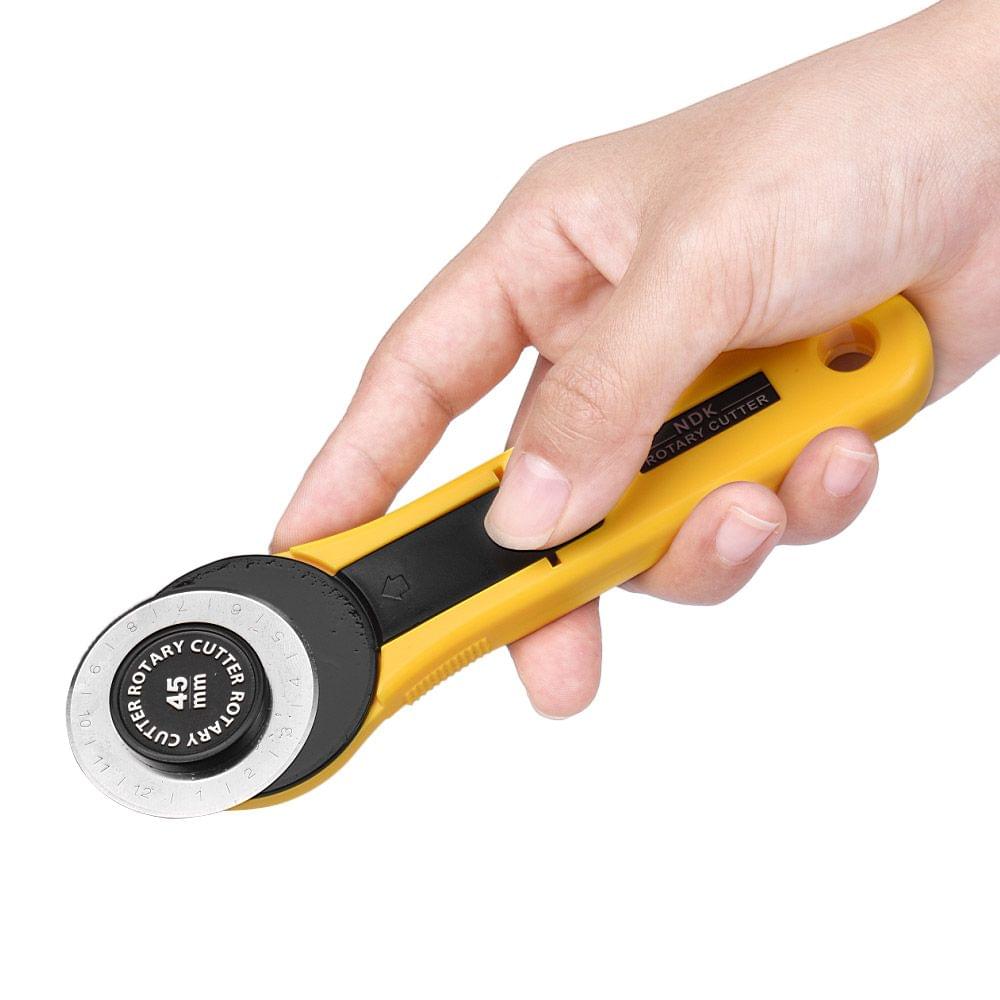 NDK 45mm Rotary Cutter Knife with Ergonomic Handle Safety