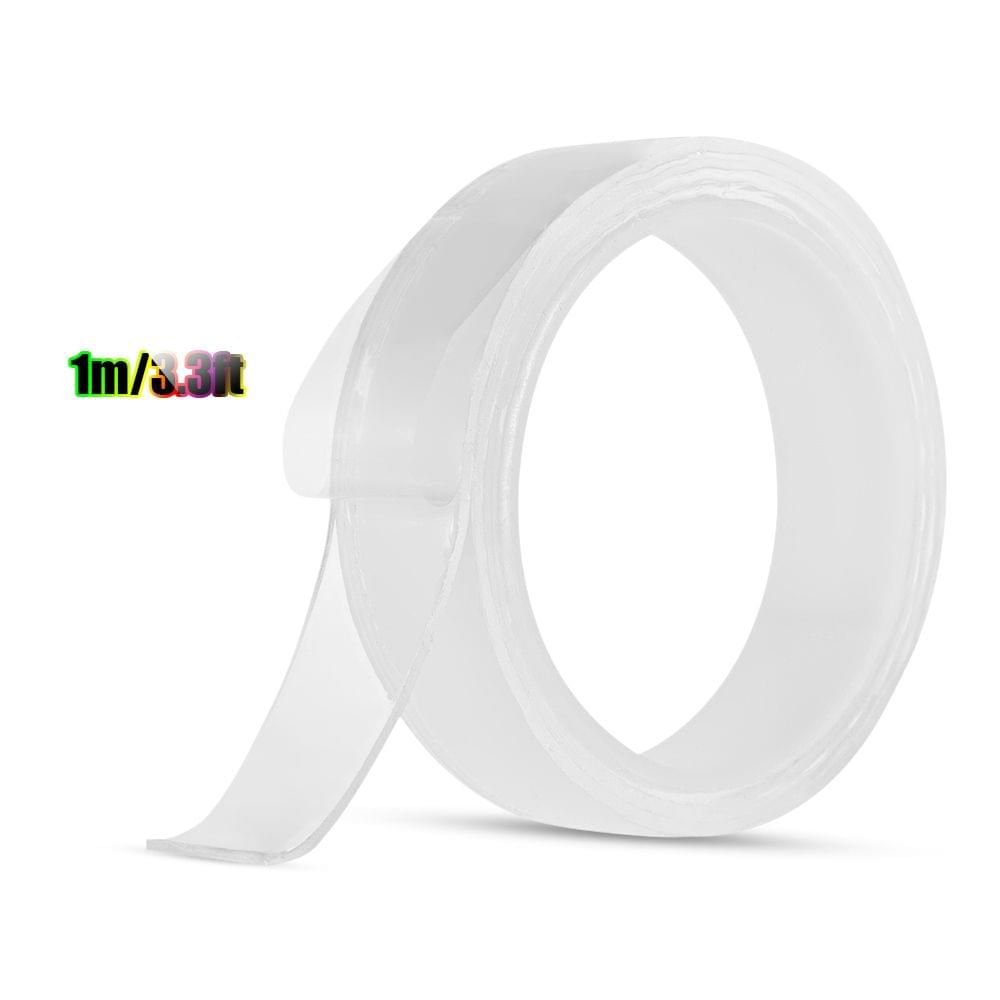 1m/3.3ft Washable Traceless Double-sided Adhesive Tape - 25mm x 1 Meter