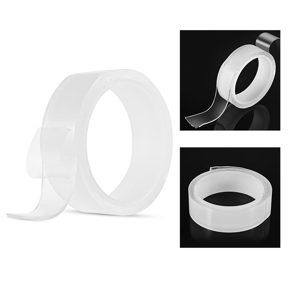1m/3.3ft Washable Traceless Double-sided Adhesive Tape - 30mm x 1 Meter