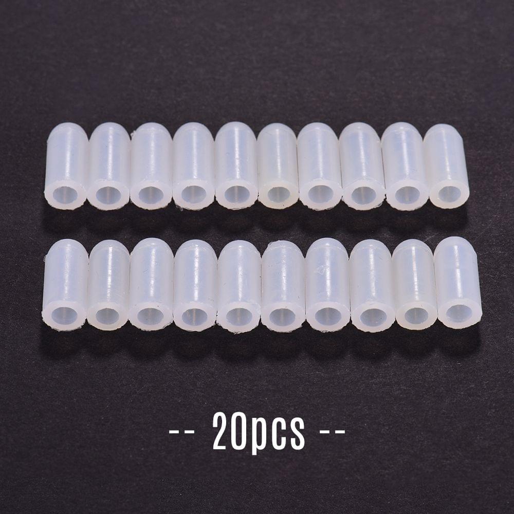 Set of 20pcs Airbrush Cap Silicone Caps for Air Brush Paint - Pack of 20