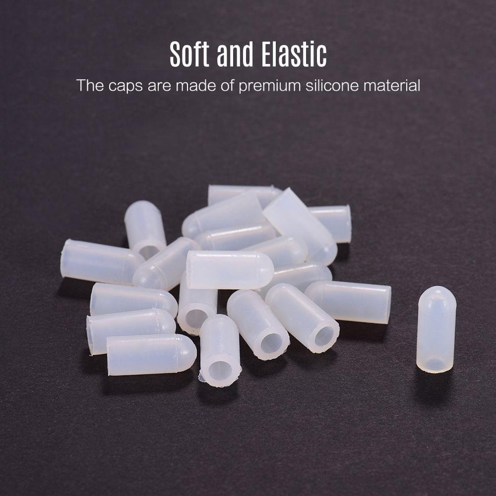 Set of 20pcs Airbrush Cap Silicone Caps for Air Brush Paint - Pack of 20