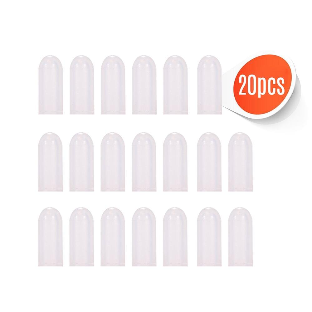 Set of 20pcs Airbrush Cap Silicone Caps for Air Brush Paint - Pack of 20