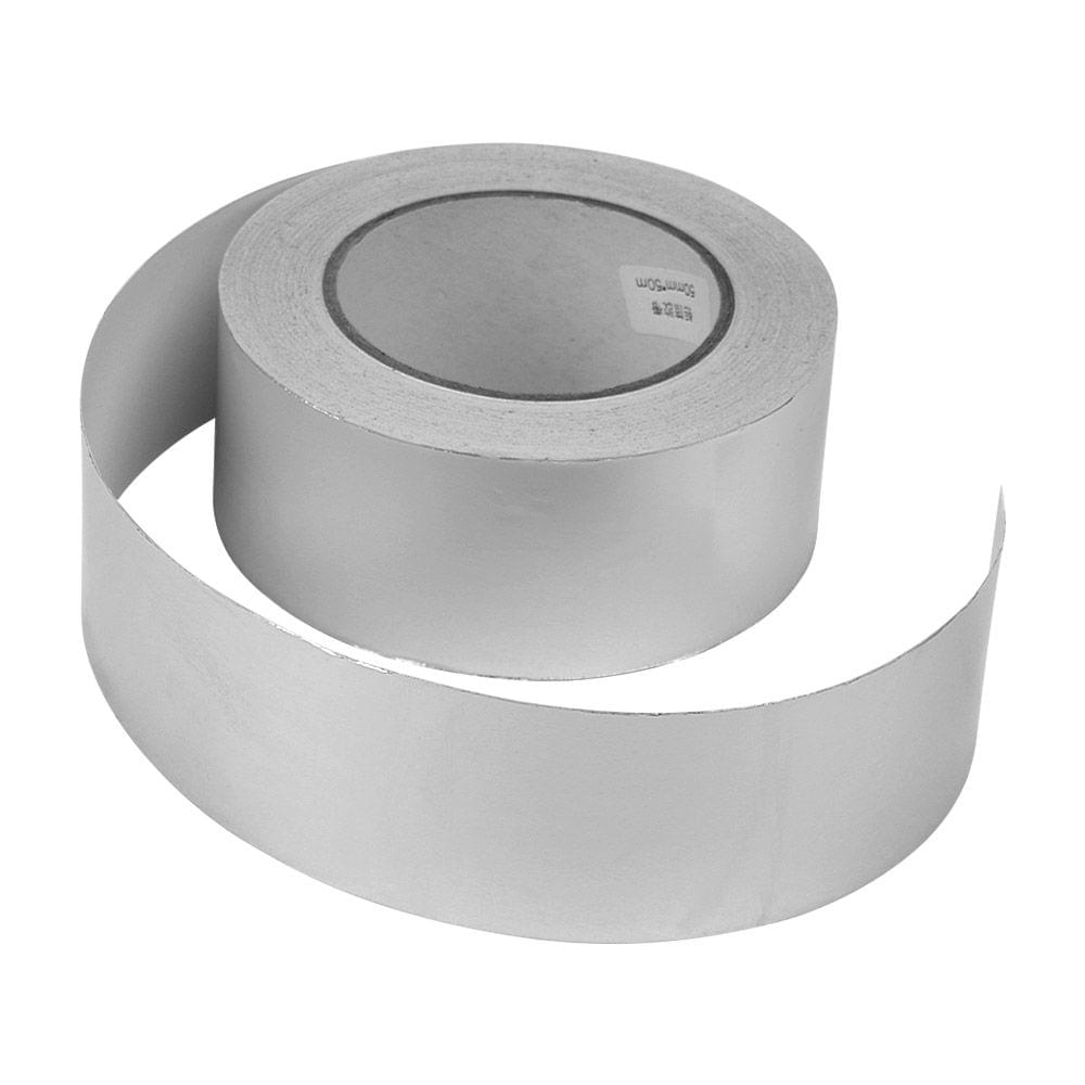 Aluminum Foil Tape High Adhesive Tape  Heat Shield 2 Inch x - 50mm x 50m