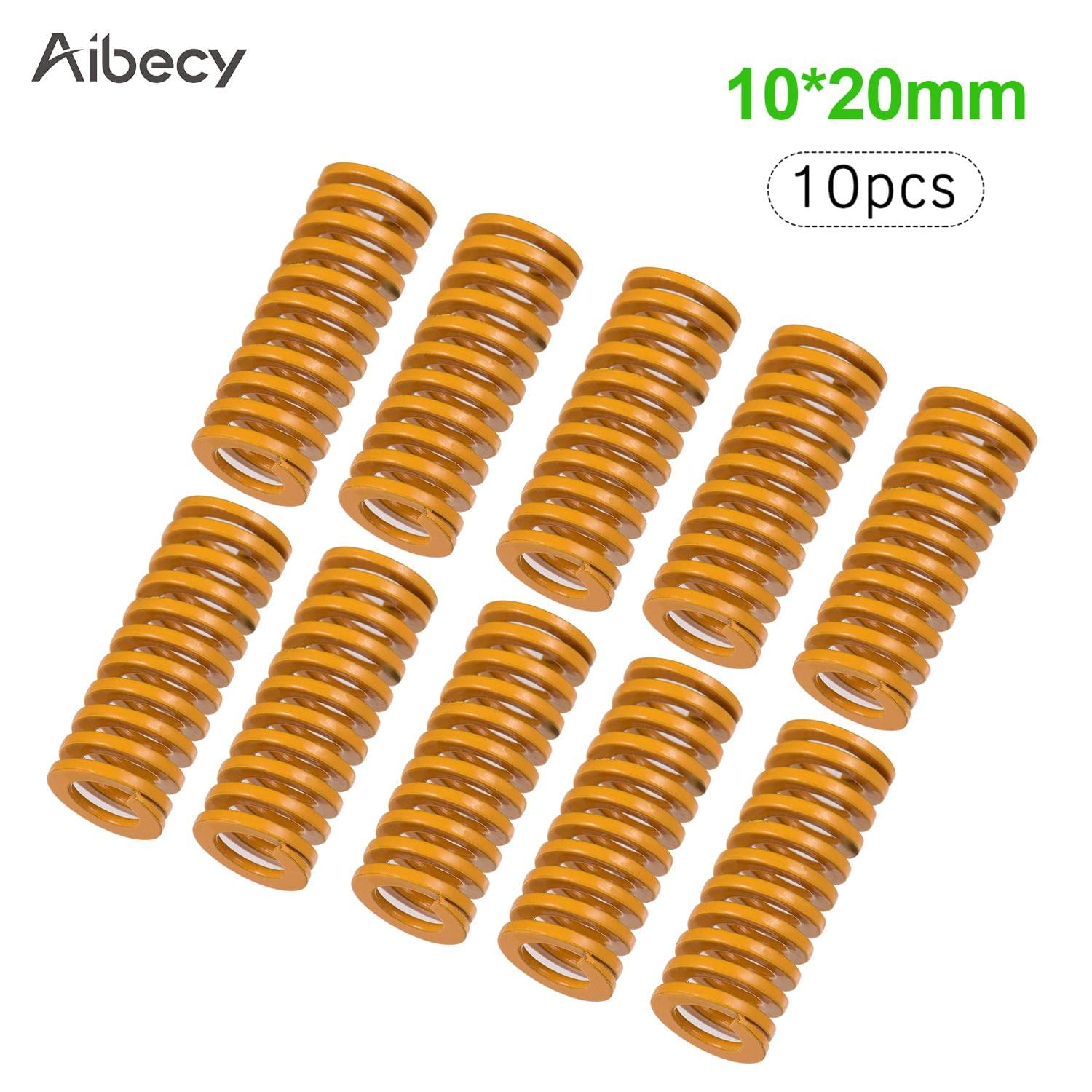 Aibecy Yellow Mould Springs Heated Bed Compression Die - 10 x 20mm