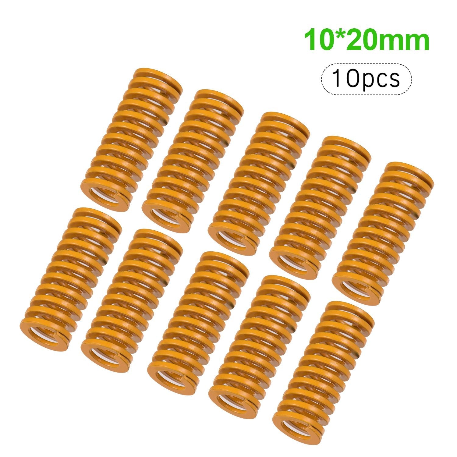 Aibecy Yellow Mould Springs Heated Bed Compression Die - 10 x 20mm