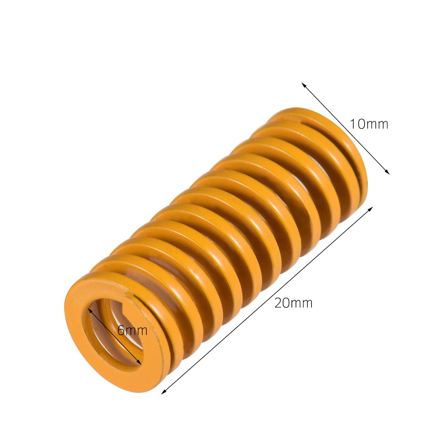 Aibecy Yellow Mould Springs Heated Bed Compression Die - 10 x 20mm