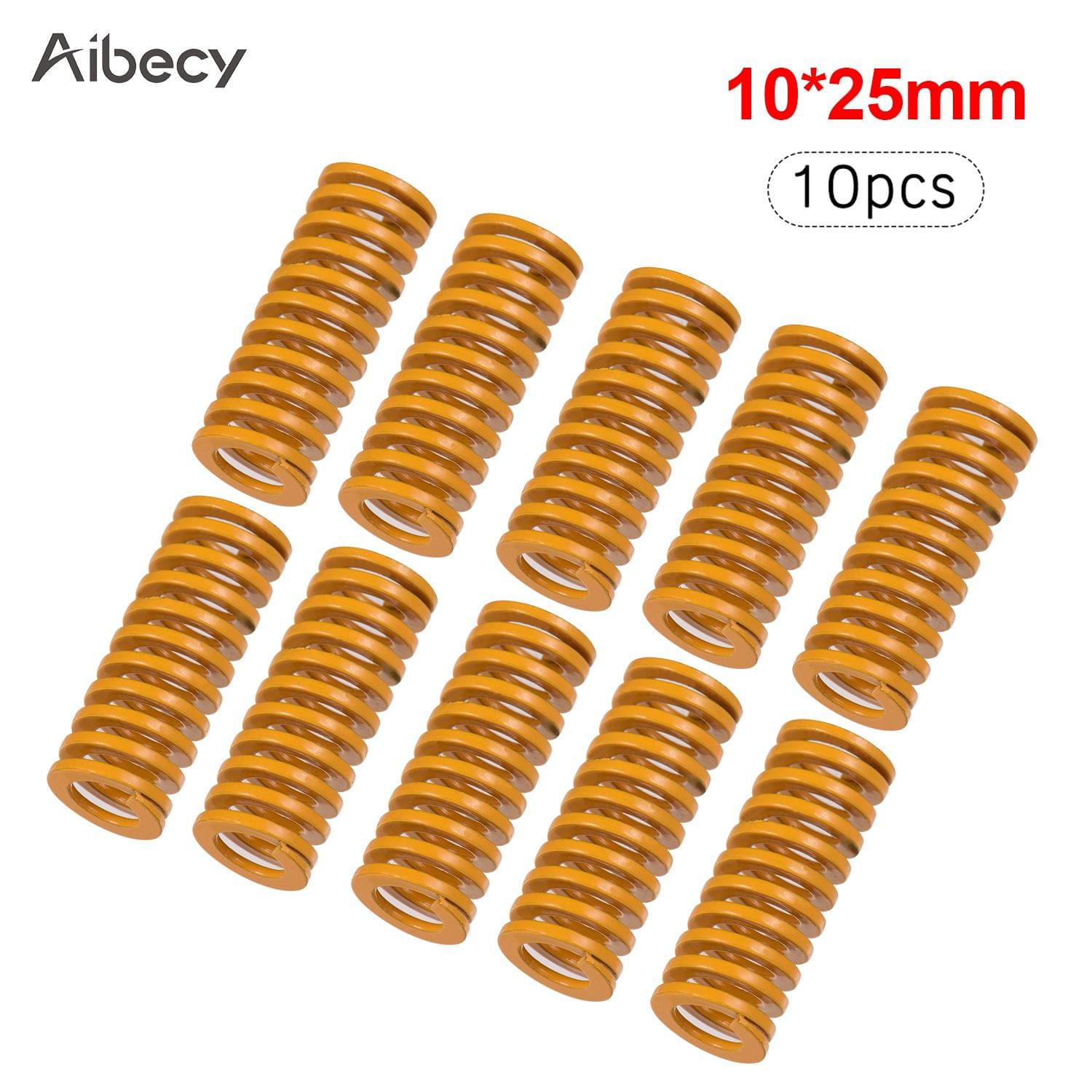 Aibecy Yellow Mould Springs Heated Bed Compression Die - 10 x 25mm