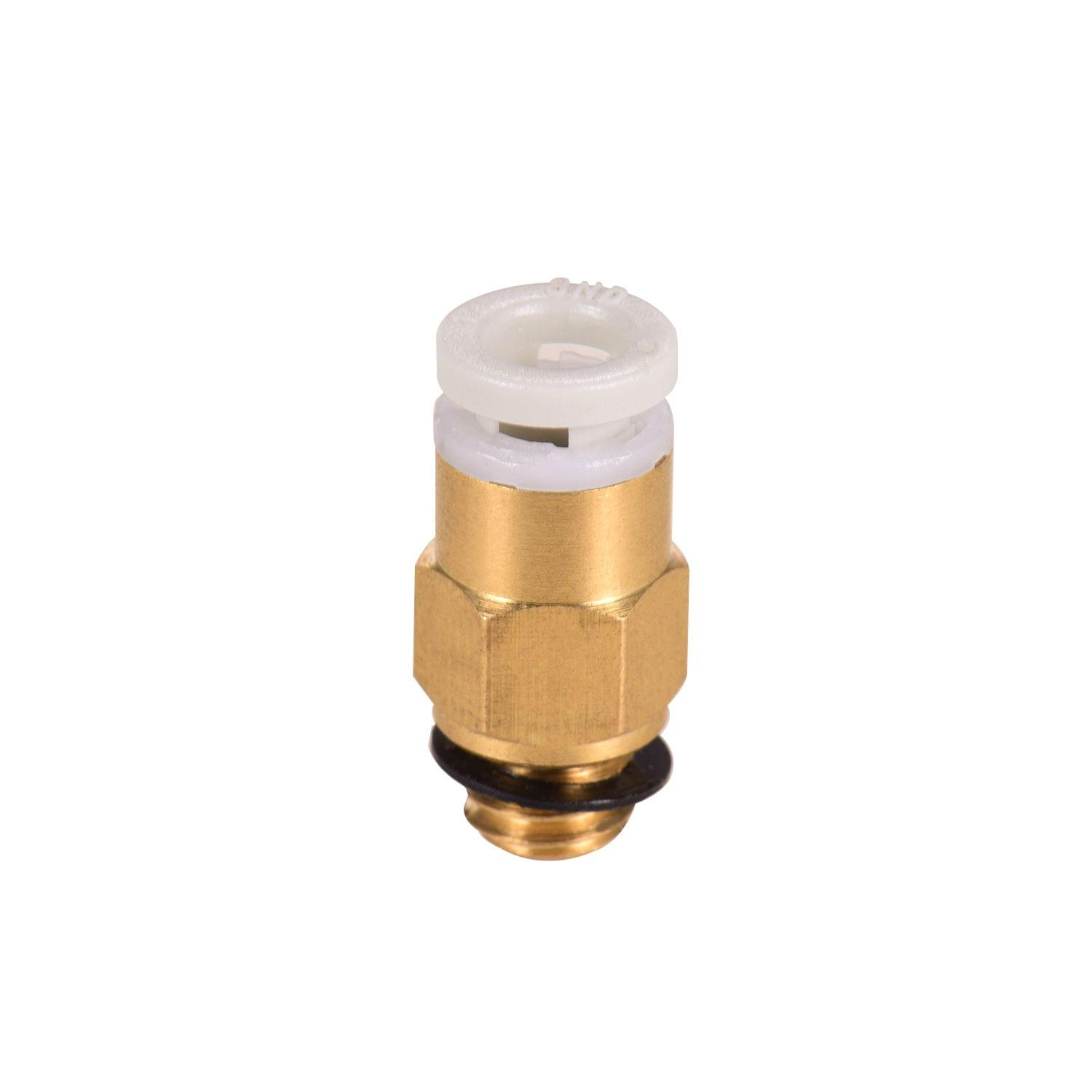 Aibecy PC4-M6 Male Straight Pneumatic Tube Push Fitting