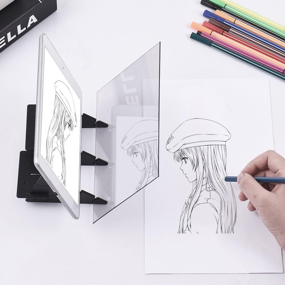 Optical Drawing Tracing Board Portable Sketching Painting