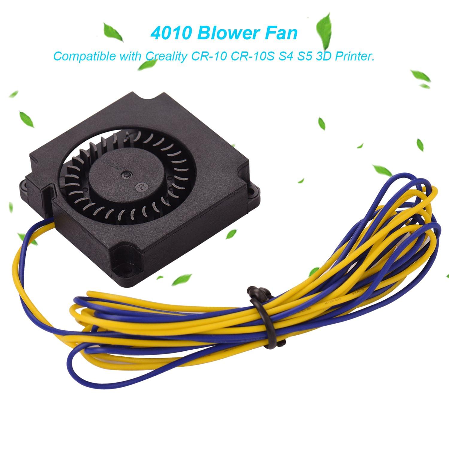 4010 Blower Fan 40 * 40 * 10mm 12V DC Extruder Hot - 12V