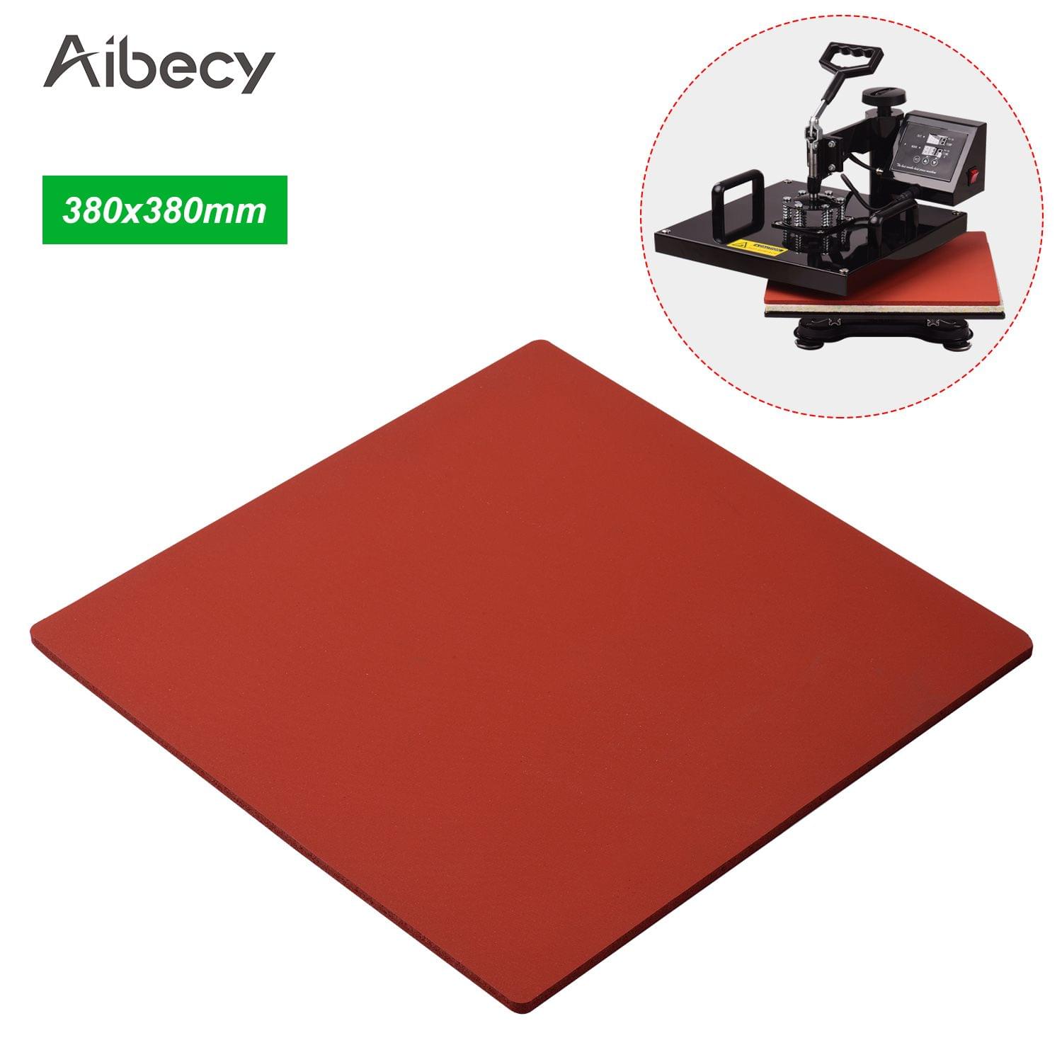 Aibecy 380*380*8mm Heat Pressing Mat Silicone Pad High - 380x380x8mm