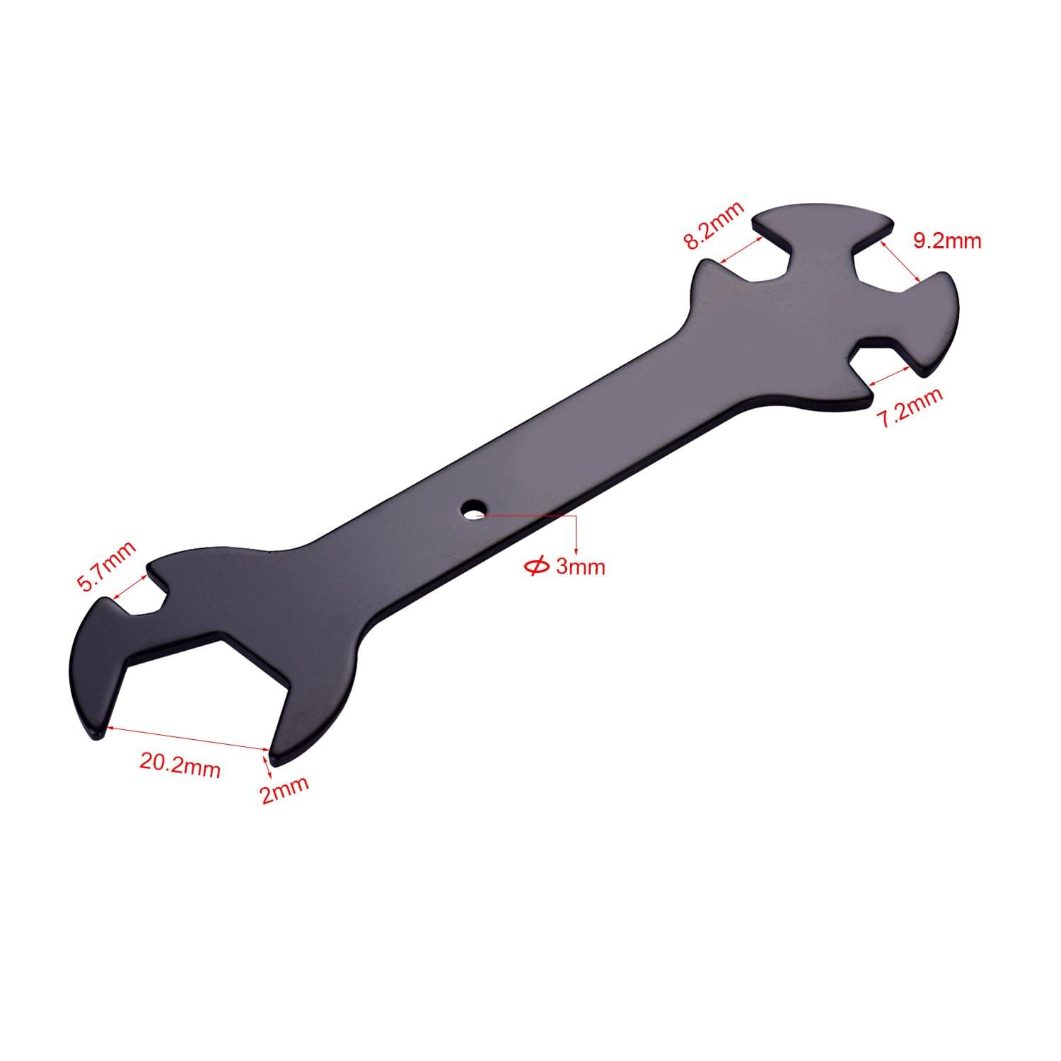 Aibecy 2pcs 5 in 1 Wrench Multifunction Flat Spanner
