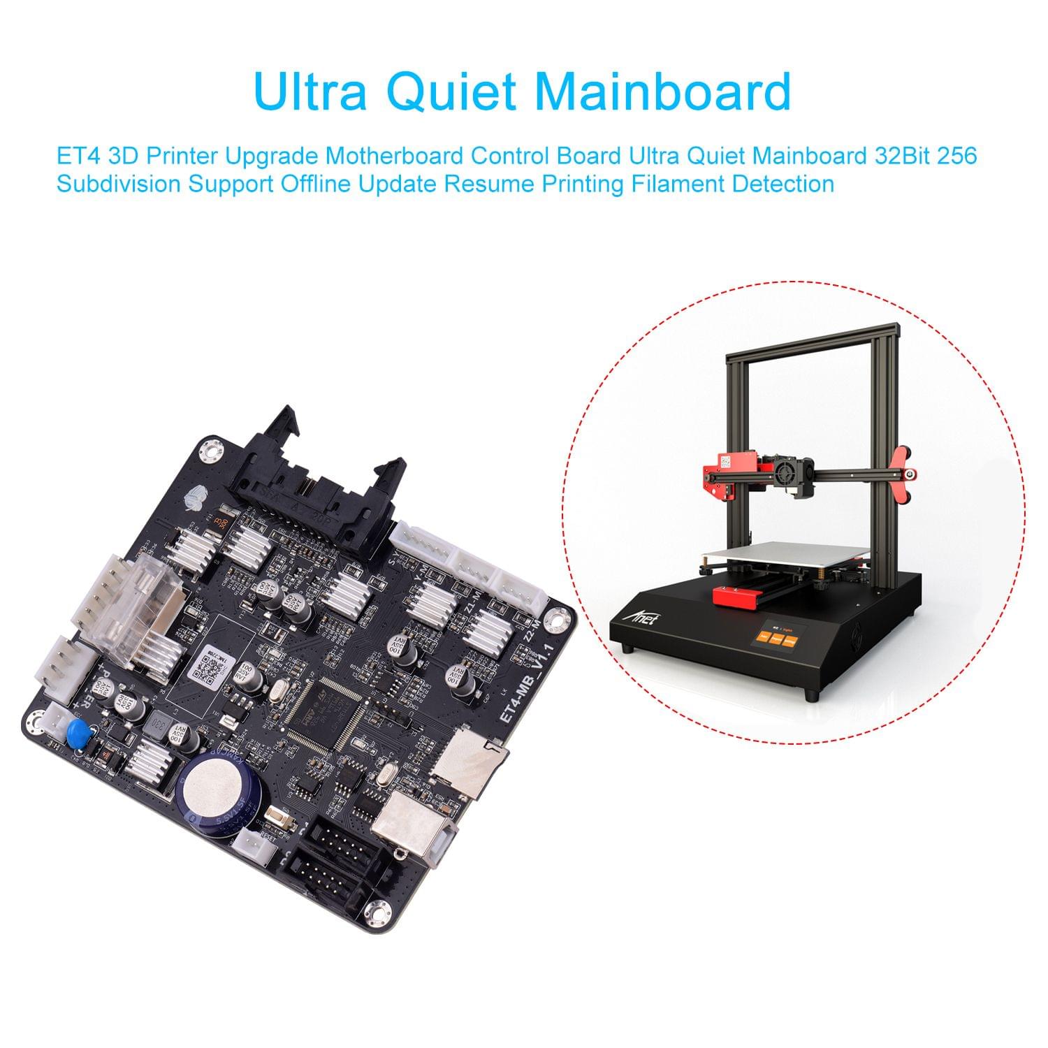 ET4 3D Printer Upgrade Motherboard Control Board Ultra Quiet