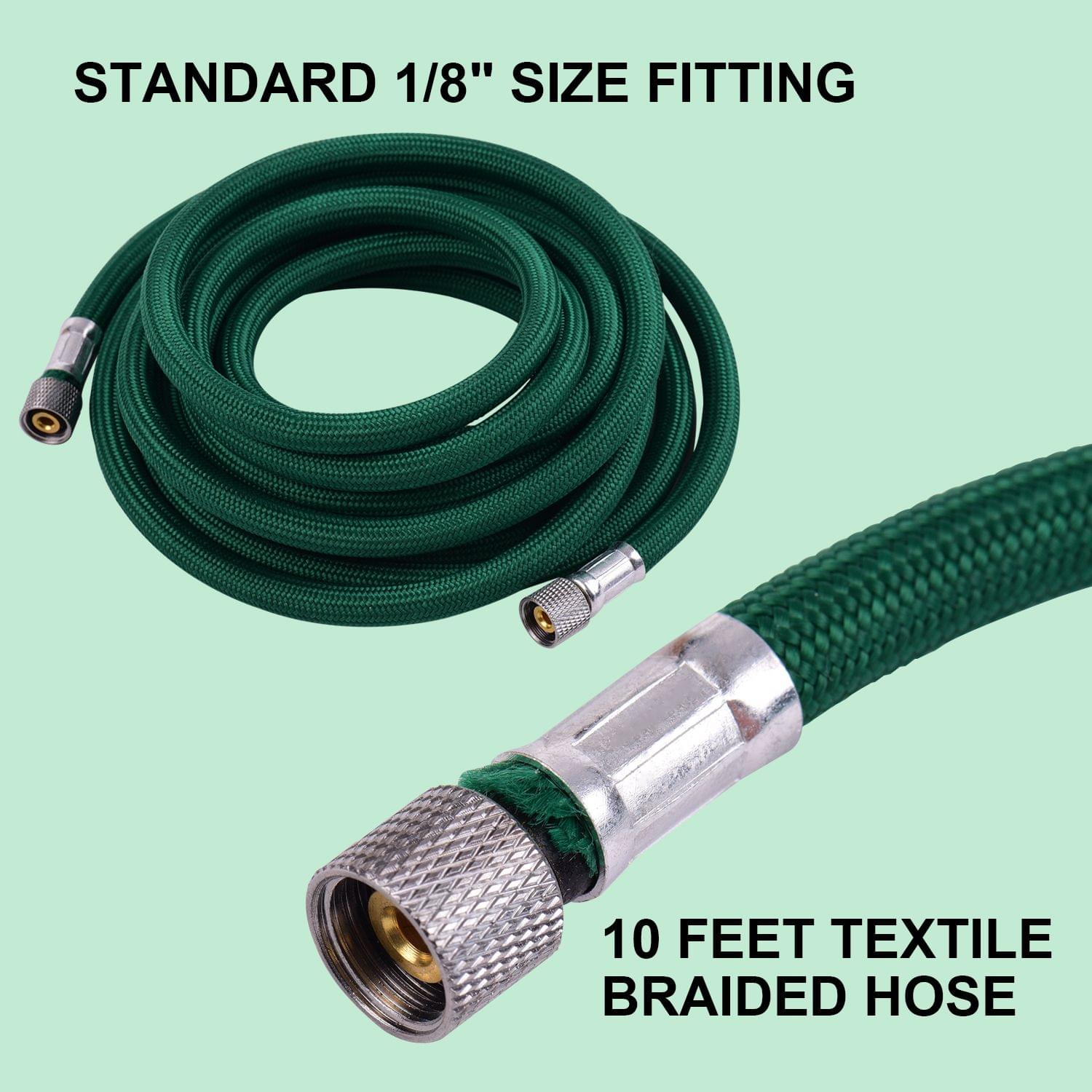 3m/10ft Textile Braided Airbrush Hose Woven Pump Pipe with