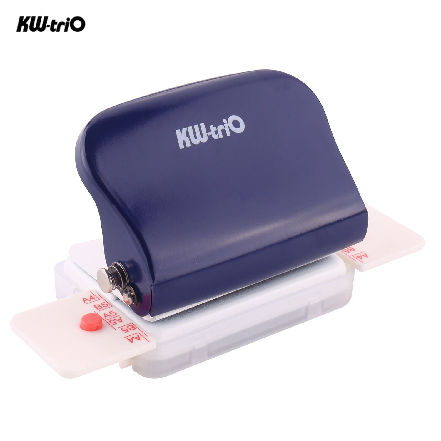 KW-trio 6-Hole Paper Punch Handheld Metal Hole Puncher 5