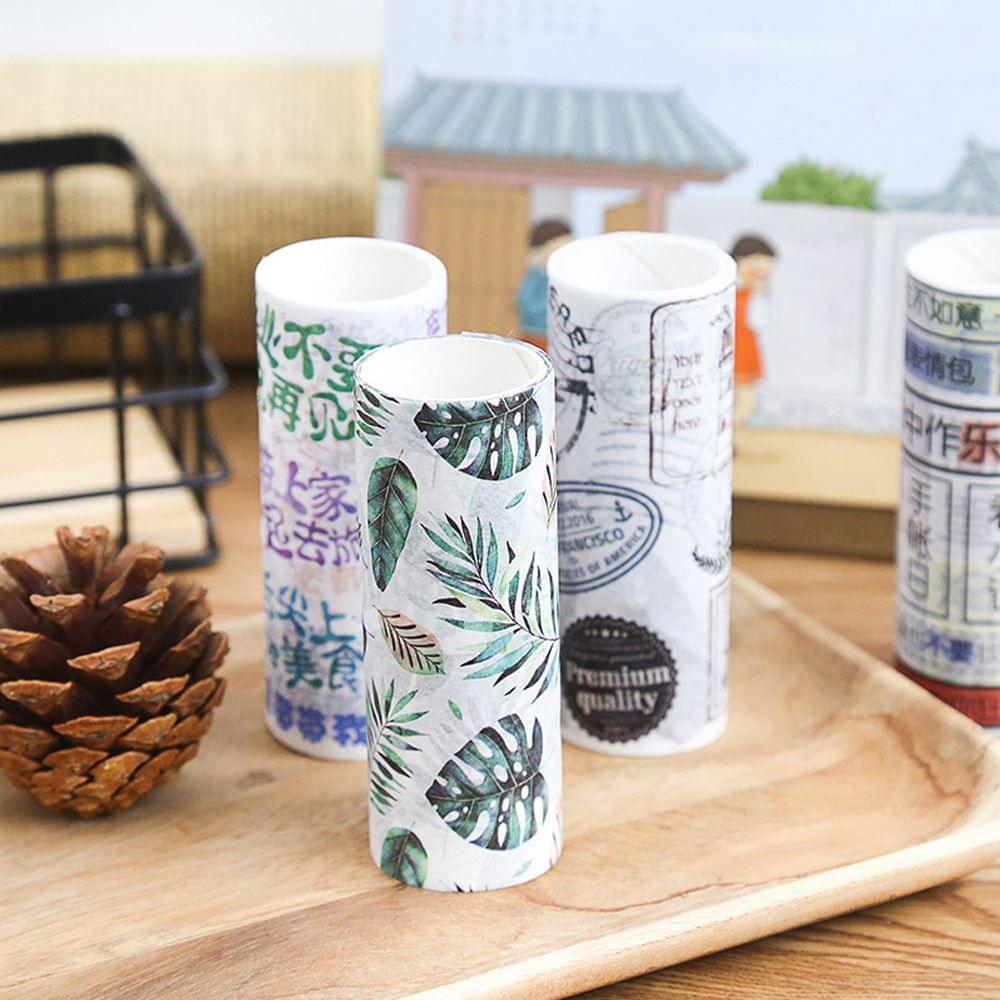 Cute Washi Tape 100mm Wide Colorful Decorative Masking Tape - Graffiti