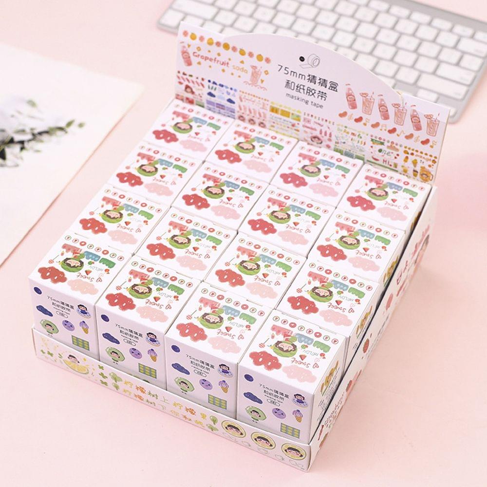 Lovely Fruit Washi Japanese Paper Tape Pearlized - Blueberry