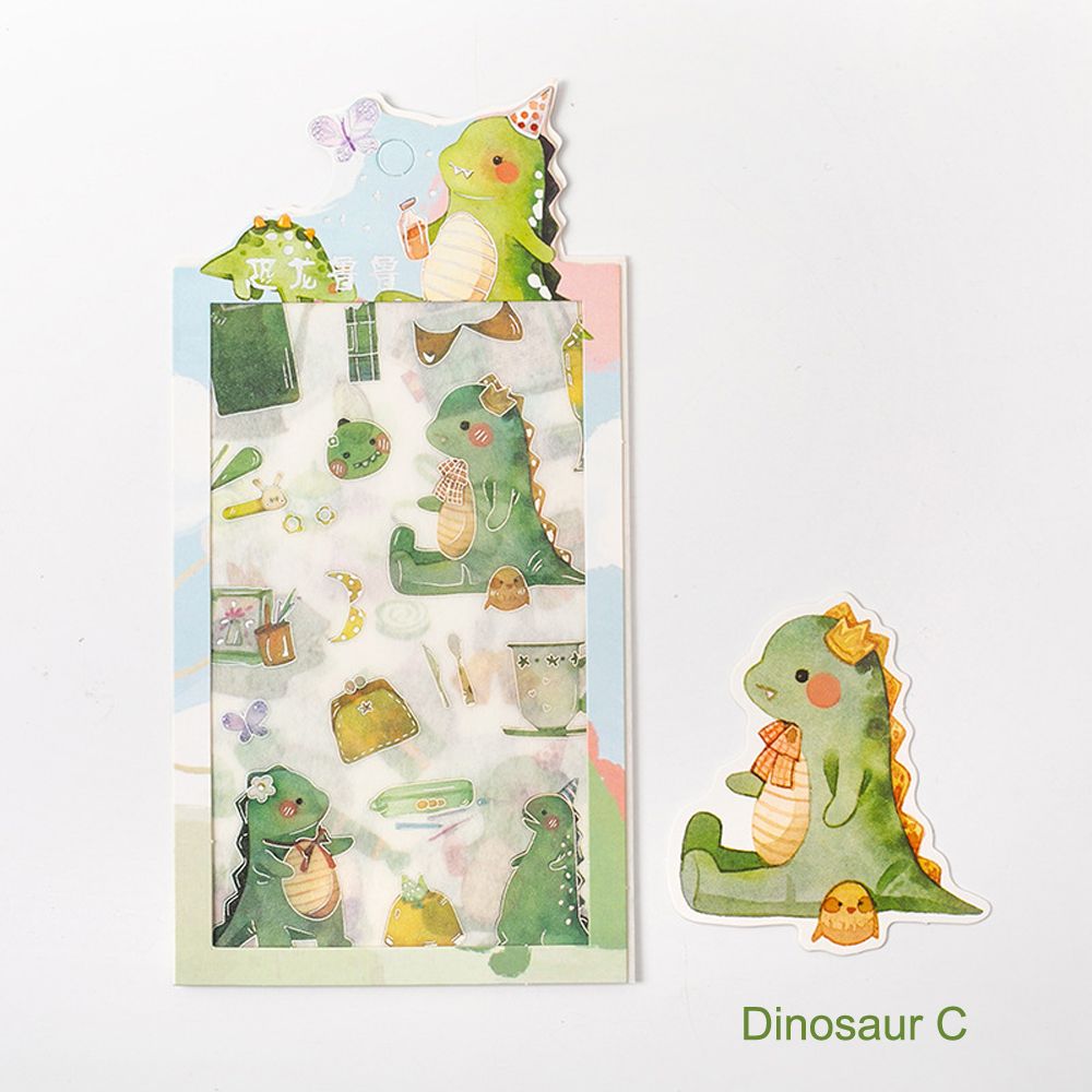 Cute Pet Stickers Self-Adhesive Decoration Sticker 4 - Dinosaur C