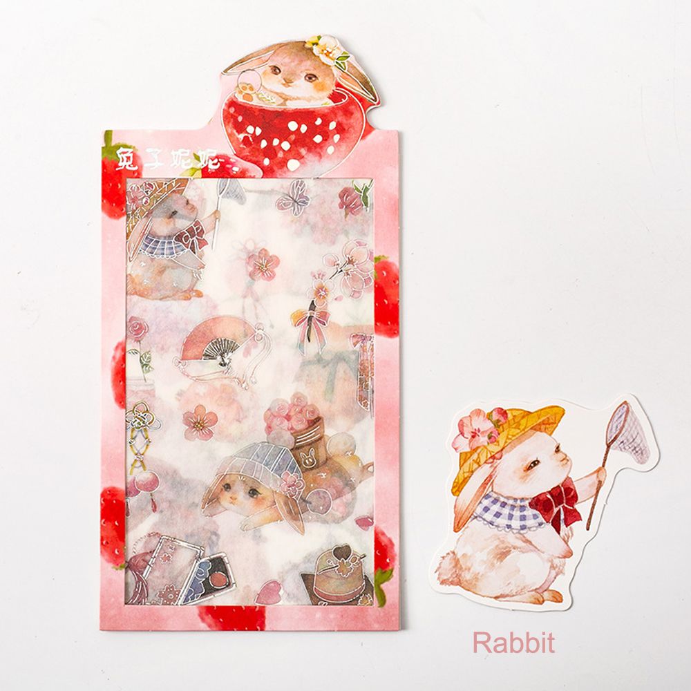 Cute Pet Stickers Self-Adhesive Decoration Sticker 4 - Rabbit