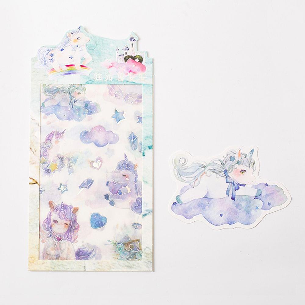 Cute Pet Stickers Self-Adhesive Decoration Sticker 4 - Unicorn