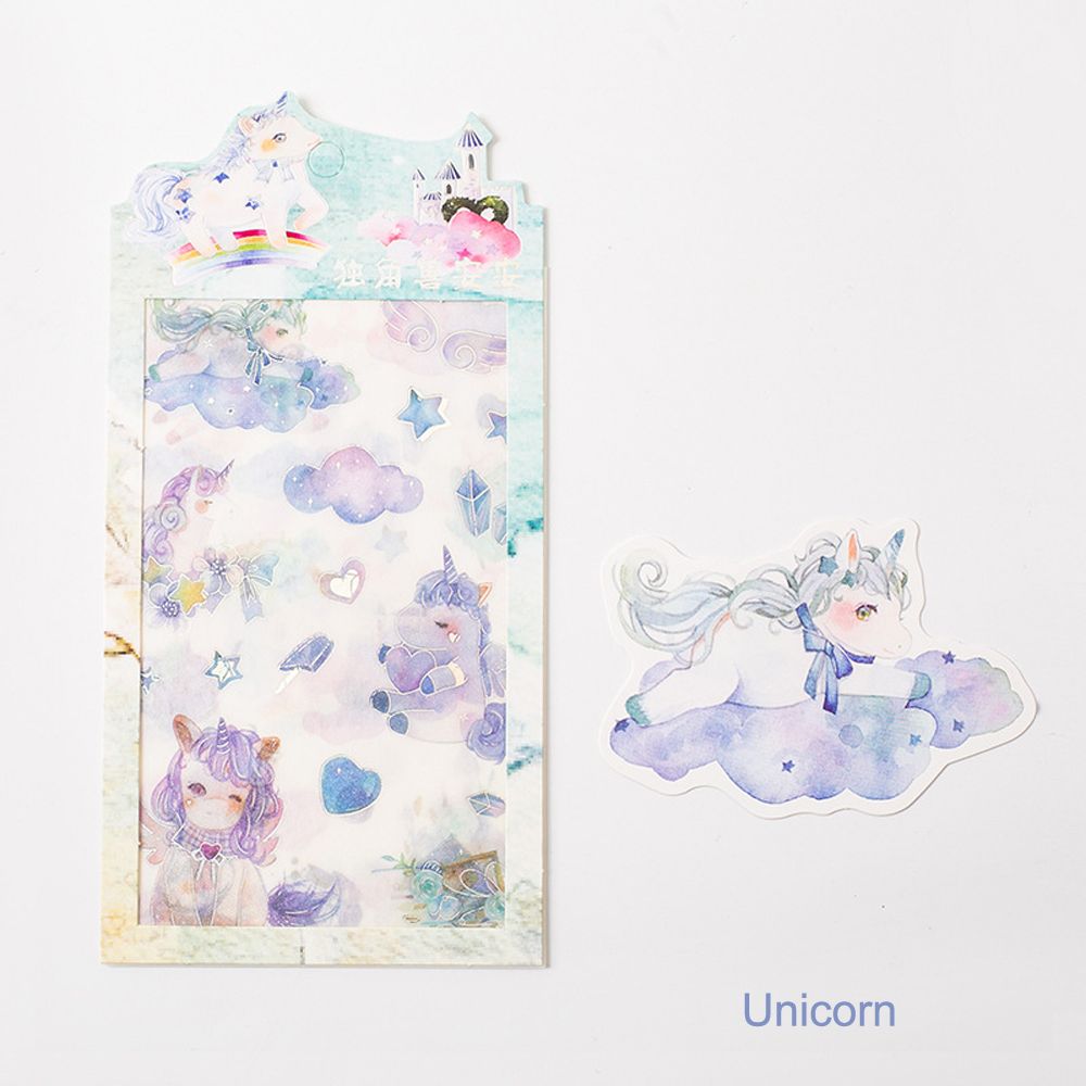 Cute Pet Stickers Self-Adhesive Decoration Sticker 4 - Unicorn