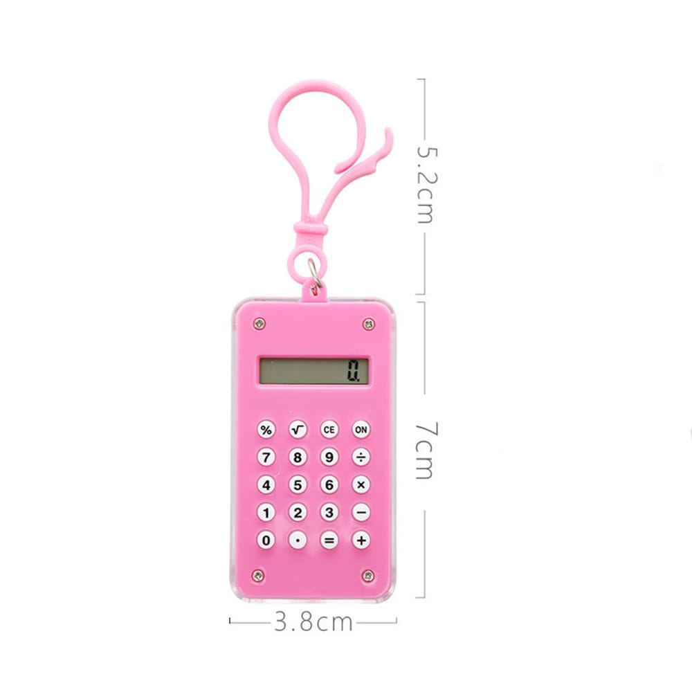 Mini Cute Calculator with 8 Digits Display Portable Pocket - 1pc