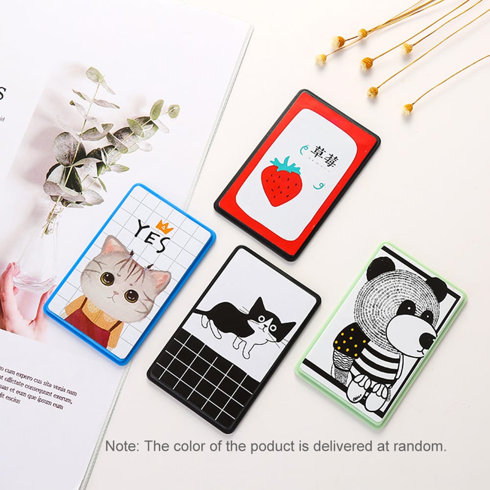 Mini Card Size Calculator Ultra-thin Cute Cartoon Solar