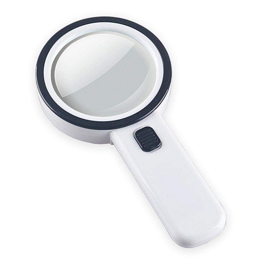 Handheld Magnifier Magnifying Glass Lens 30X with 12 LED