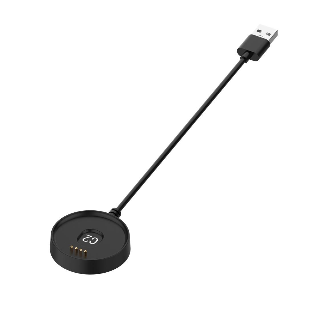 For Ticwatch C2 1m Charging Cable With Data Cable Function & With Voltage and Current Limiting Functions (Black)