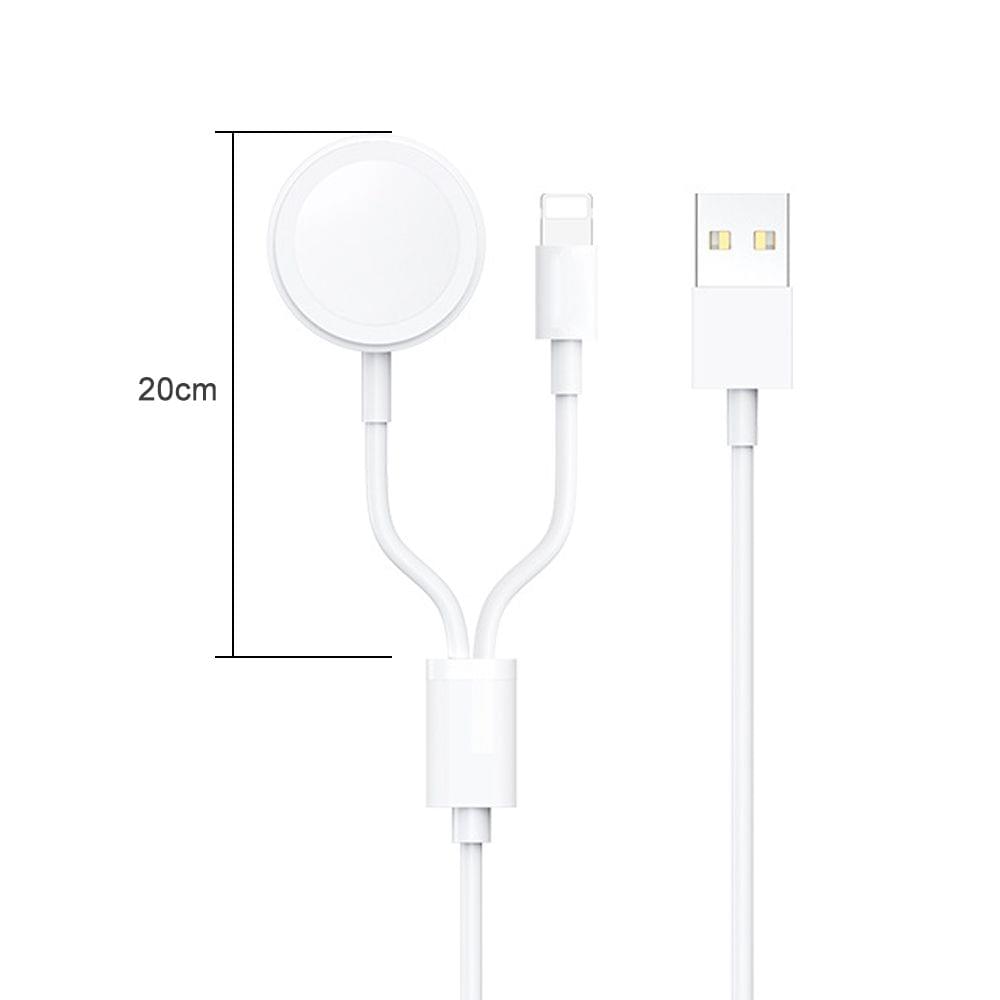 2-in-1 Charging Cable for  I- watch and I-phone Charginng