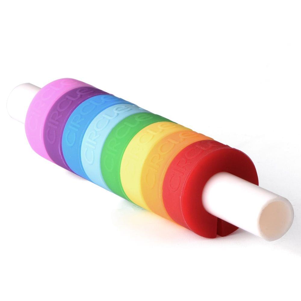 8Pcs/Lot Xiaomi Circle Joy Wine Glass Identification Ring - 8 Pcs