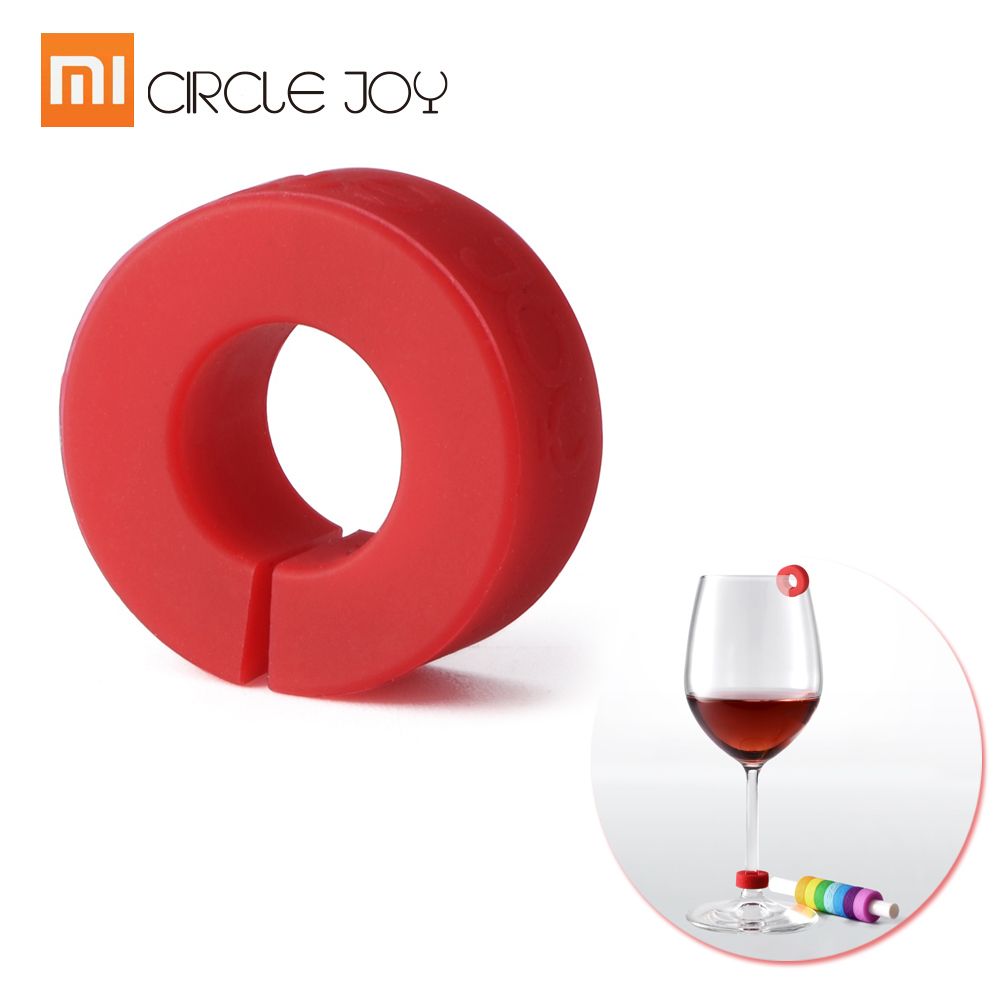 8Pcs/Lot Xiaomi Circle Joy Wine Glass Identification Ring - 8 Pcs