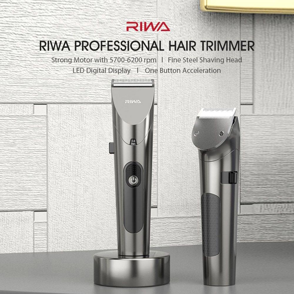 RIWA Professional Hair Trimmer Washable LED Display