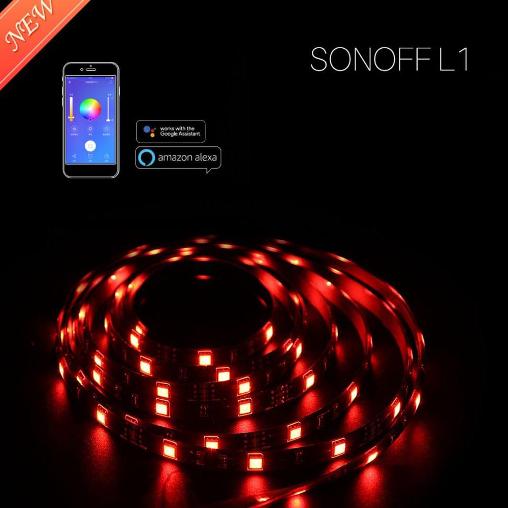 SONOFF L1 Smart LED Light Strip 2m RGB Dimmable Waterproof - 2M